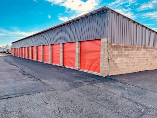 Large storage facility during the day.